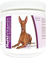 Vista 86 de Healthy Breeds Multivitamínico siberiano Husky para perros, suplemento diario recomendado por veterinarios, sabor a tocino, 60 masticables suaves