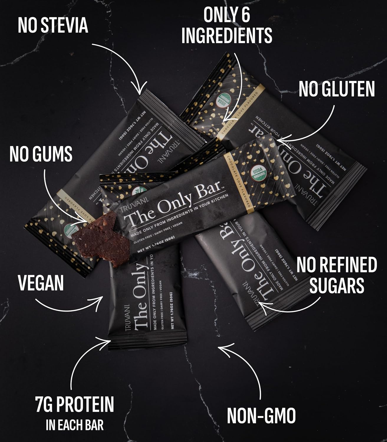 Plant Based Sna Bars | Chocolate Brownie | Protein | USDA