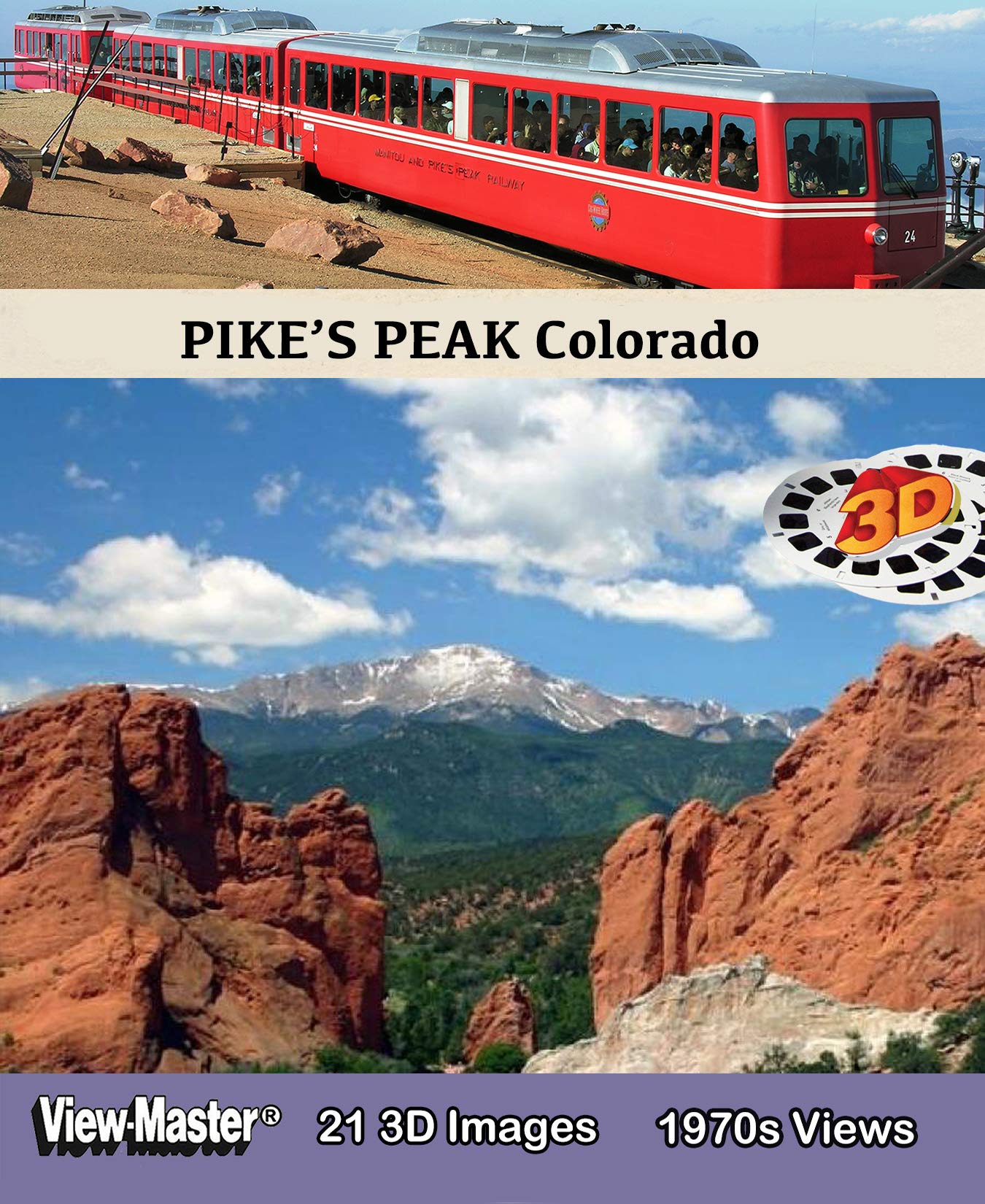 1970s Pike's Peak ViewMaster 3 Reel Set