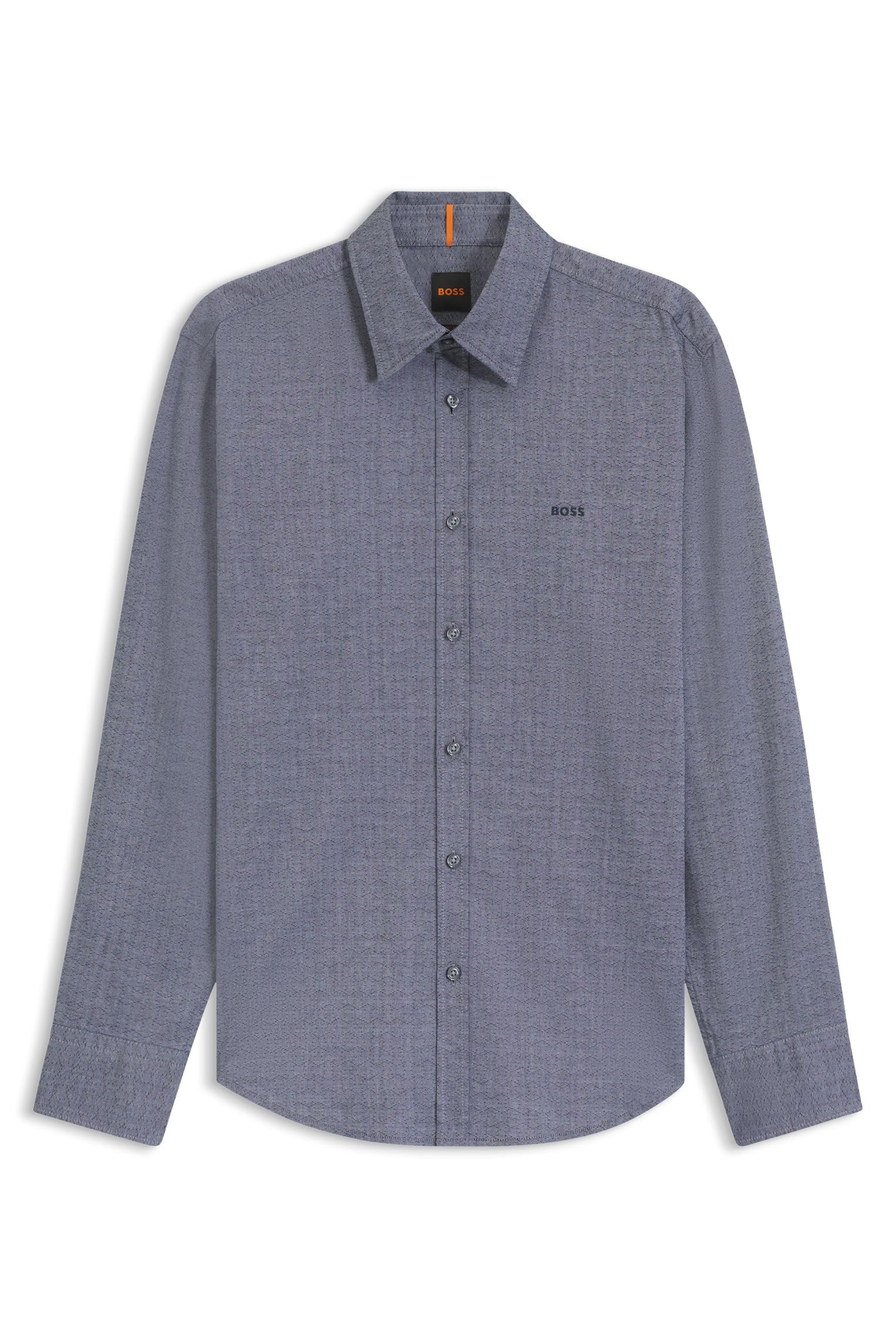 BOSS Men's Relegant_6_M 10267858 01 Shirt, Dark Blue404,