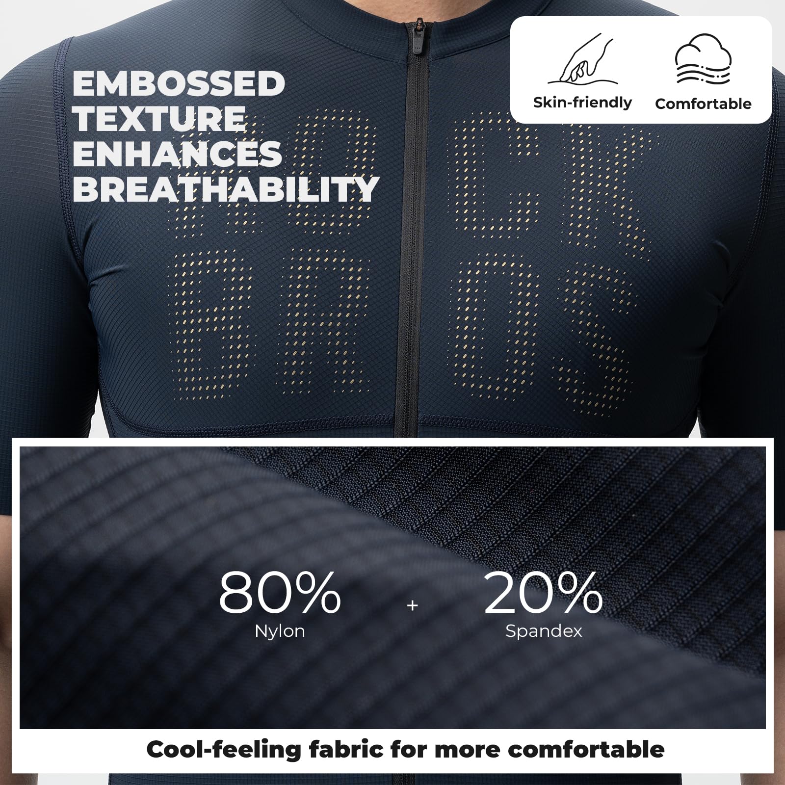 ROCKBROS Maillot Ciclismo Manga Corta para Hombre, Ropa de Ciclismo Verano Transpirable Secado Rápido, Jersey de Ciclismo con 3 Bolsillos para MTB Bicicleta de Carretera