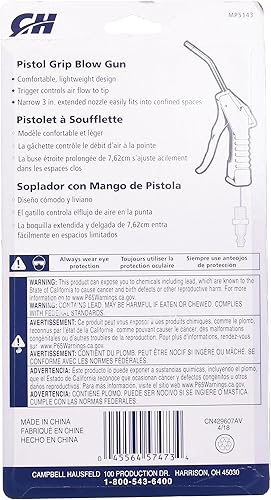 Miniatura 2 de Empuñadura de pistola de soplado Campbell Hausfeld (MP514300AV)