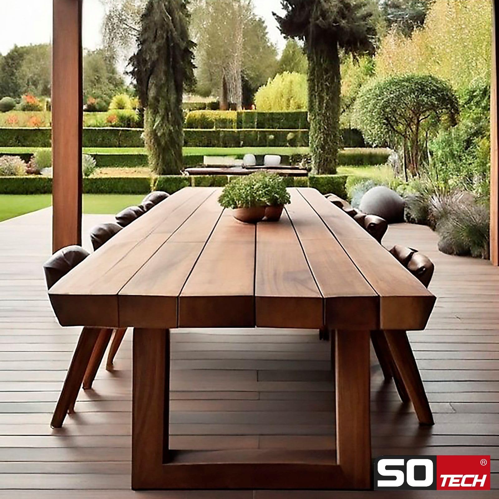 SOTECH Gratleisten 3 Stück U-Form Stahl schwarz 70 x 4 x 2 cm für Tischplatten/inkl. Befestigungsschrauben und Einschraubmuffen Verstärkungsprofil, Querstrebe, U-Profil, Aussteifungsprofil
