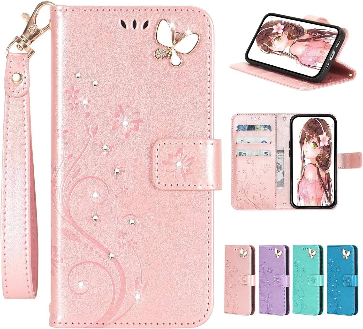 Amazon.co.jp: AQUOS wish 5用のケース手帳型 SH-52F SH-M32 ケース
