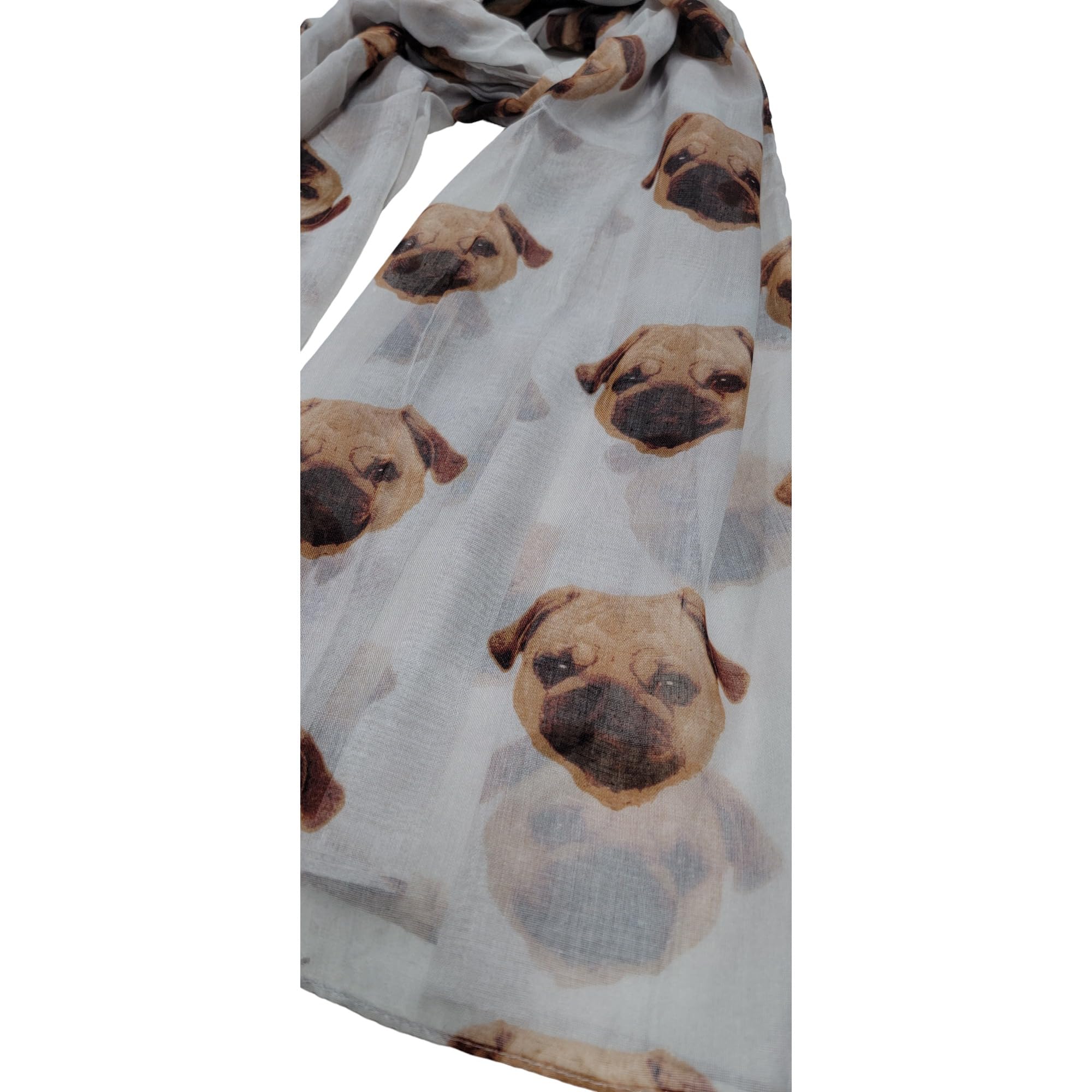 GFM® Pug Pugs Dogs -Grey Beige- (PSCF-PG-72-BH), Pg-72-BH-GreyBeige, L - Image 4