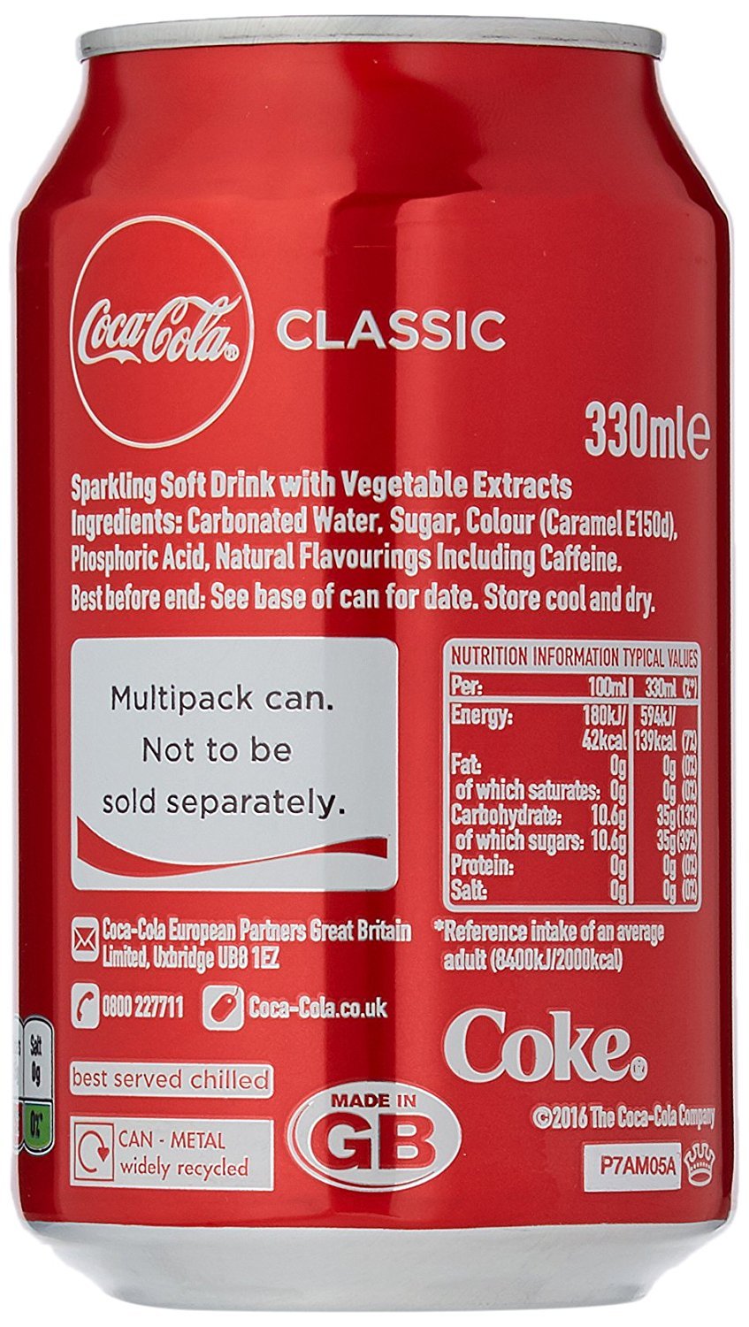 Coca-Cola - Latas de 30 x 330 ml