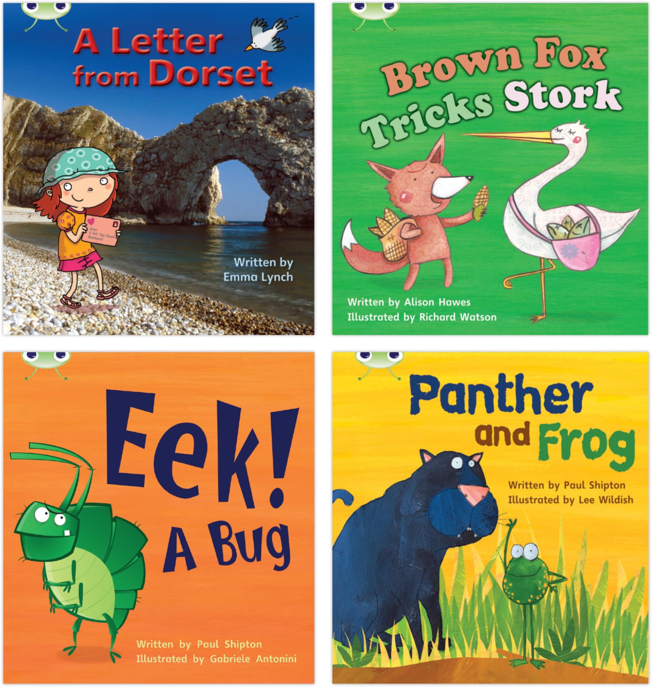 Learn to Read at Home with Bug Club Phonics: Pack 5 (Pack of 4 reading books with 3 fiction and 1 non-fiction) (Phonics Bug)