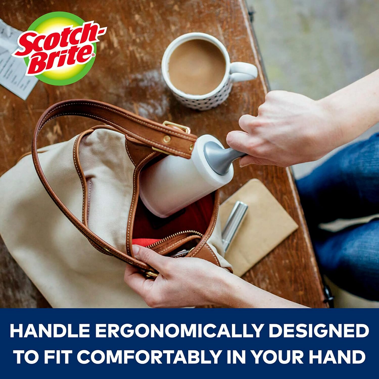 Scotch-Brite Giant Lint Roller, White : Everything Else