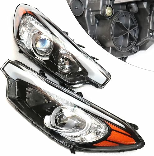 Miniatura 4 de Cbhfmljd Faros delanteros halógenos para KIA Forte KoupForte5 2014-2016, montaje de faros delanteros para KIA Forte5 2014 2015 2016 92102A7200 lado