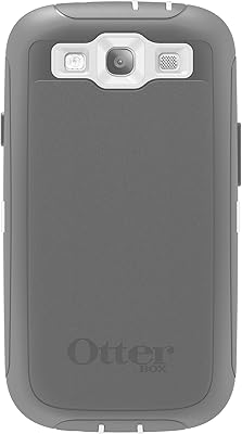 OtterBox Defender Series Case for Samsung Galaxy S III - Retail Packaging - White/Gray
