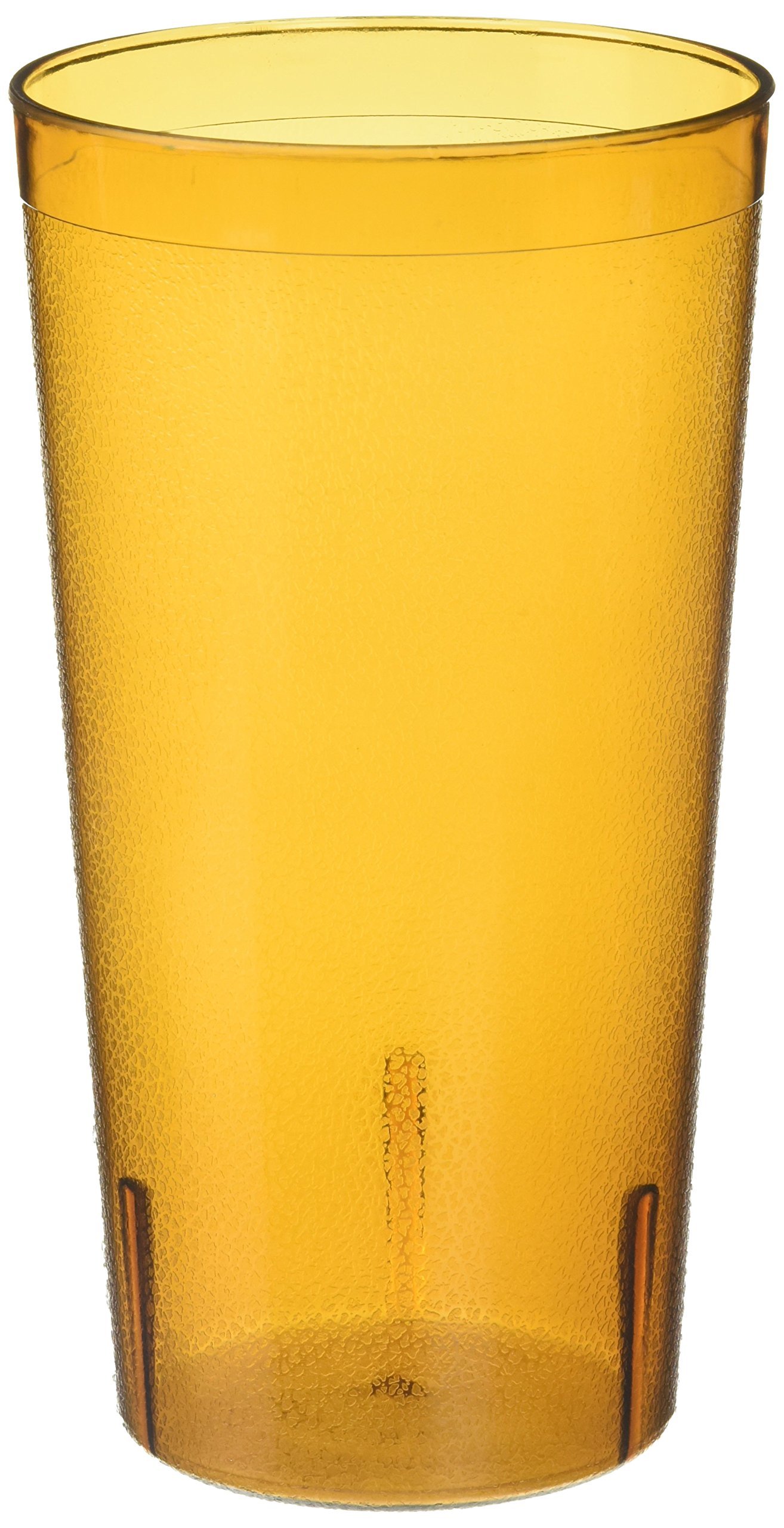 Thunder Group PLTHTB032TA Tumbler 32 oz. Tall Plastic Amber, dozen