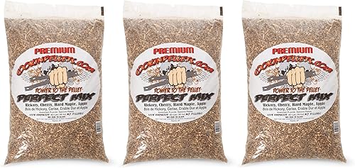 Miniatura 16 de CookinPellets Gránulos Premium de Madera Dura para Ahumador - Bolsa de 40 Libras, Sabor Hickory
