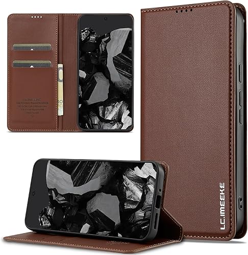 HXY Leather Wallet Case for Google Pixel 10 Pro XL, Pixel 10 Pro XL Magnetic Pro