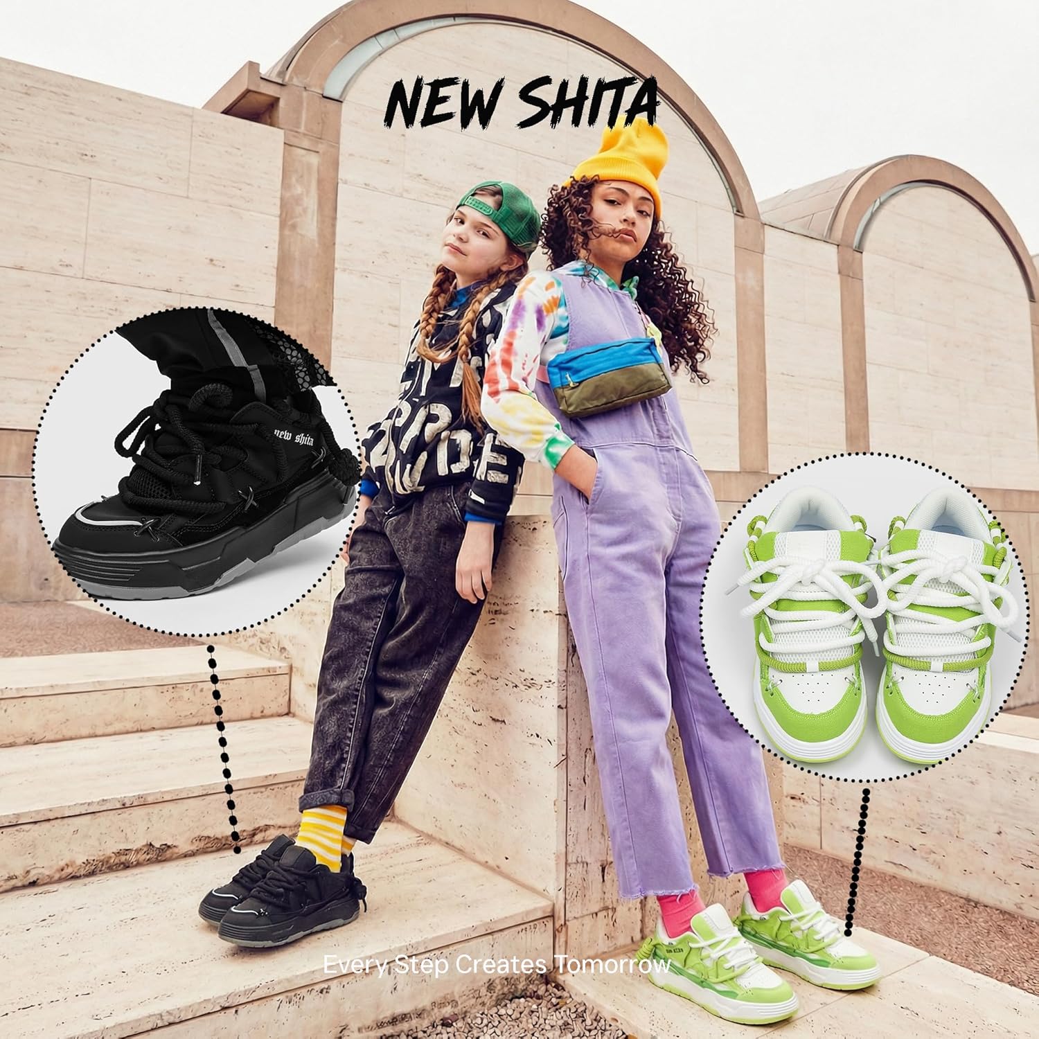 Height-Increasing Women’s Fashion Platform Chunky Sneakers Lightweight Cushioned Anti-Slip Breathable Unisex Shoes for Walking Casual Sport - Image 8