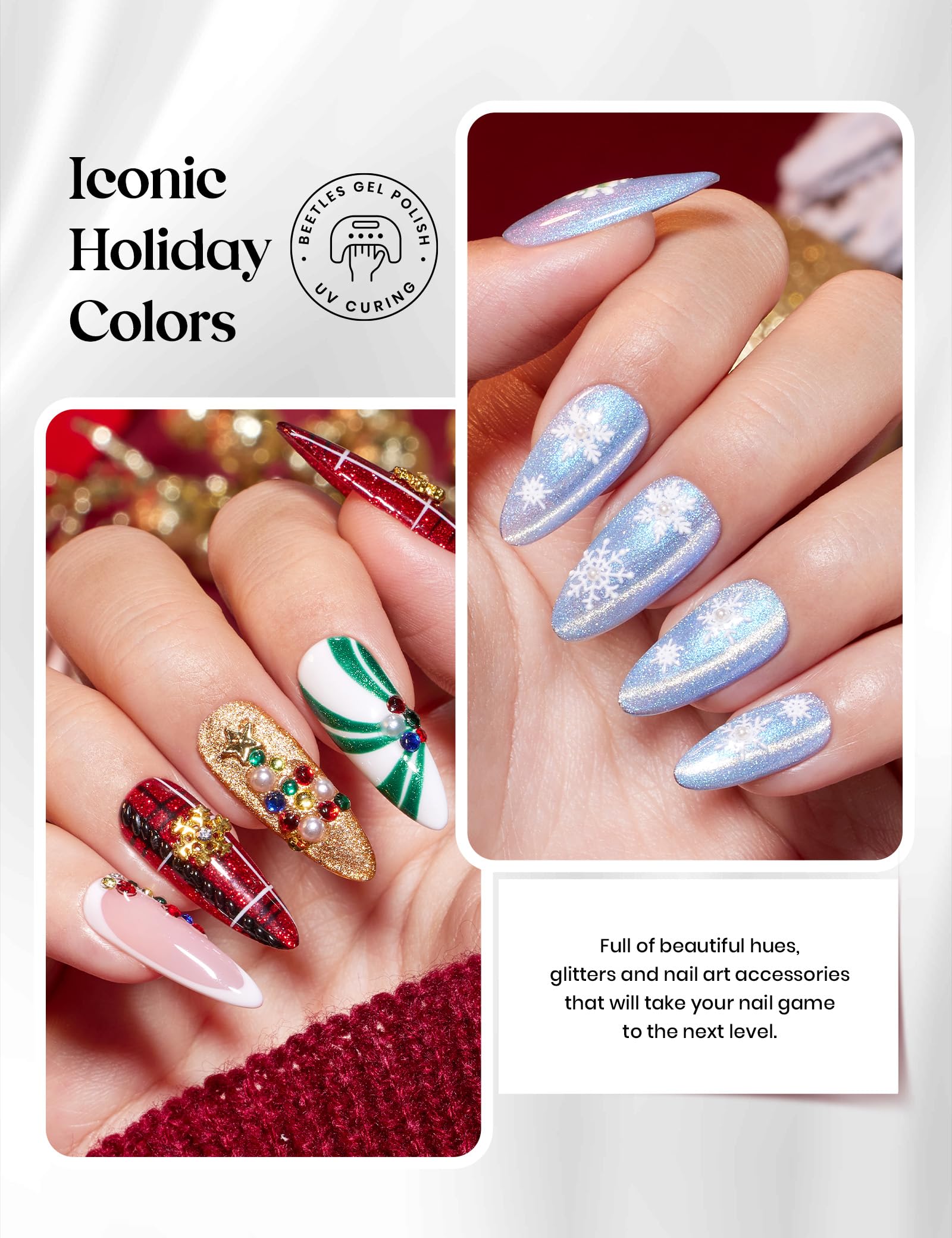 Amazon.com: beetles Gel Polish Merry Glitzmas 2026 Gift Box
