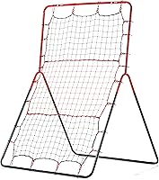 Franklin Sports 2-in-1 Baseball Rebounder & Pitching Target - 55x36" Durable Steel Pitchback for Youth Fielding & Accuracy Training