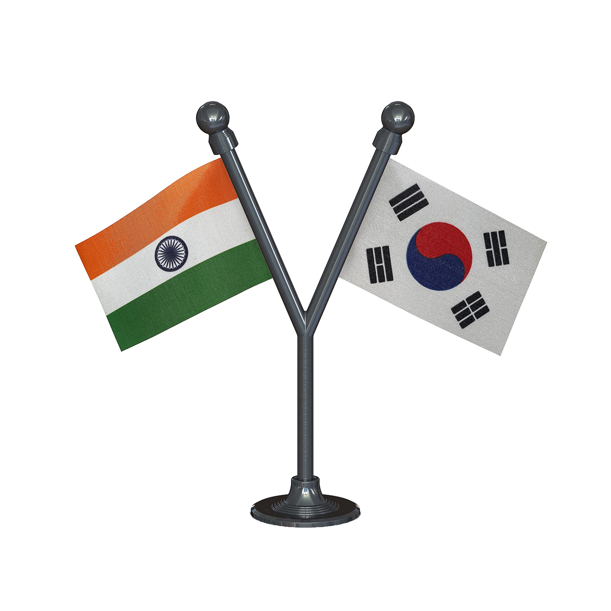The Flag Corporation India & South Korea Car Dashboard Flag 2in x 3in With A Plastic Gunmetal Black Base (B09NX3GGYH) Amazon Price History, Amazon Price Tracker