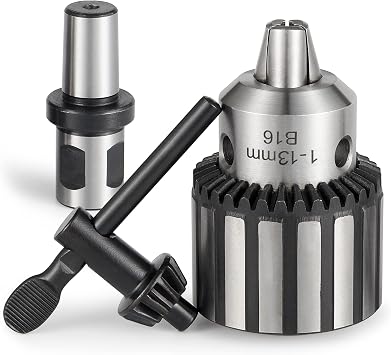 HD Chuck HEAVY DUTY 1/2" 13mm Magnetic Drill Chuck with 3/4" Weldon Shank Adapter Key Type Chuck Converter Tool for Drill Press B16