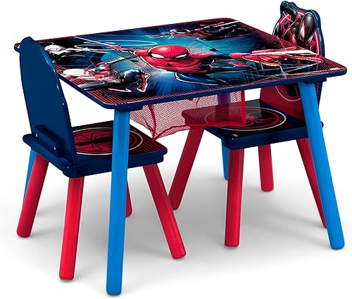 Miniatura 9 de Delta Children - Juego de mesa y sillas para niños con almacenamiento Tiburón bebé, Carros, Cocomelon, Paw Patrol, Spider-man, The Lion King, Toy
