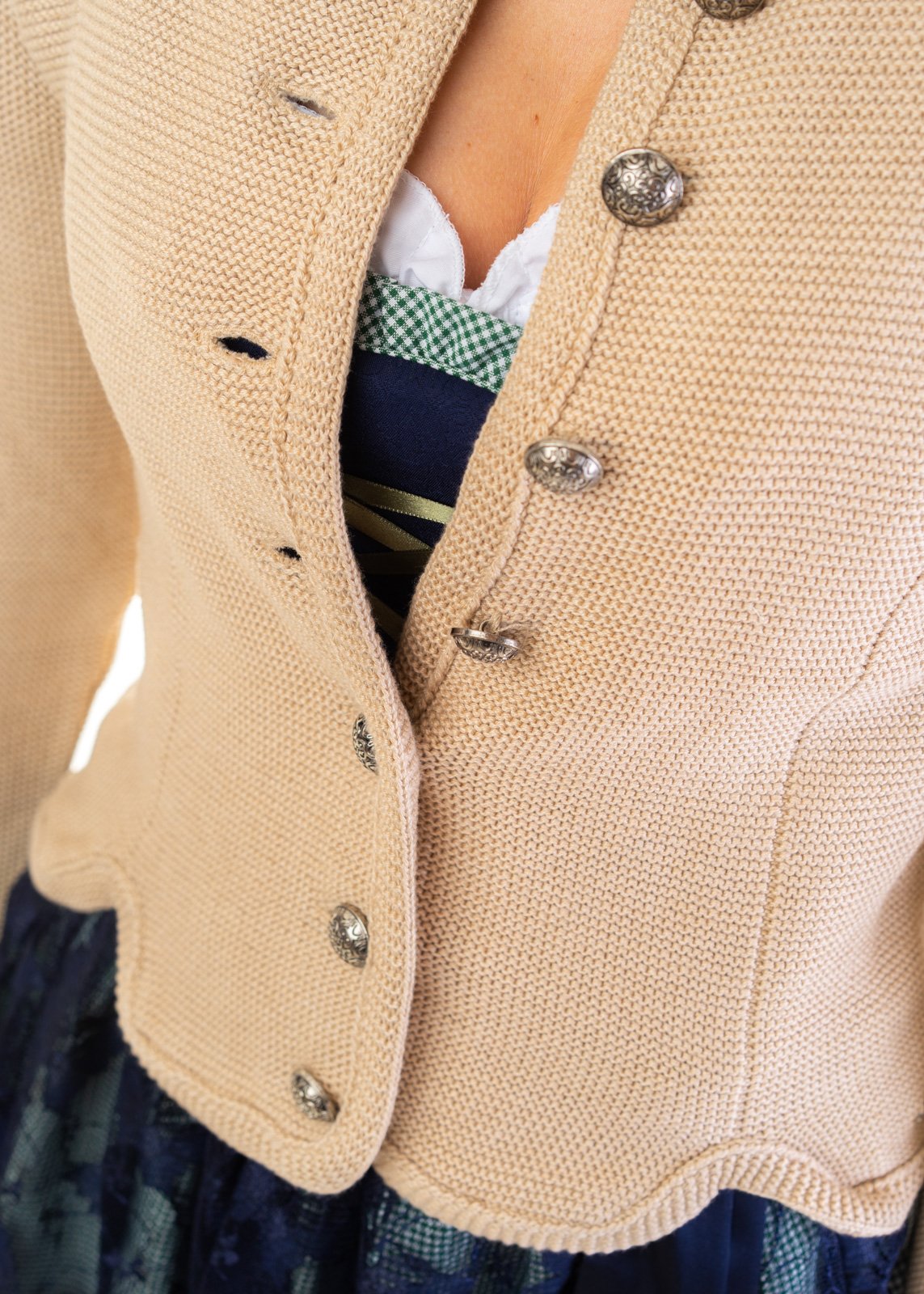 Jacke - Trachtenjacke BEIGE (ORIGINAL TRACHTL) Größe 40