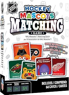 MasterPieces Sports - NHL Mascots Matching Game for Kids and Family - Laugh and Learn