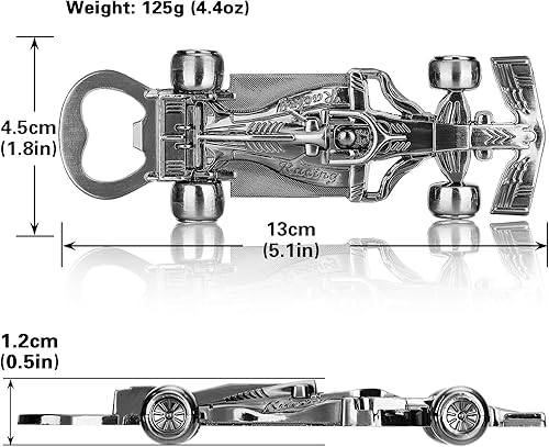 Miniatura 7 de Regalos de autos de carreras para hombres y mujeres, abrebotellas de coche de carreras, regalos únicos de carreras para hombres, él, papá, novio,
