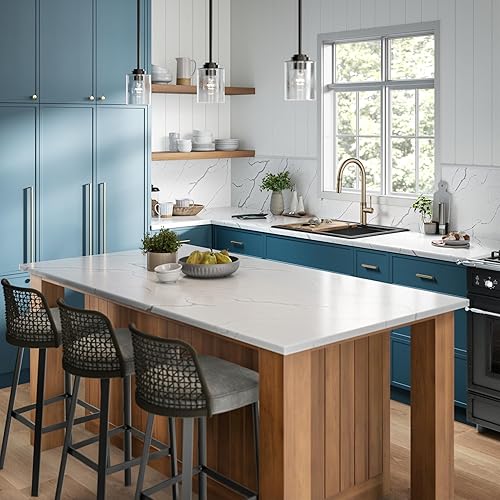 Miniatura 8 de KRAUS Bellucci KGTW12-28MBL - Fregadero de cocina con estación de trabajo de granito de 28 pulgadas, montaje superior, color negro metálico