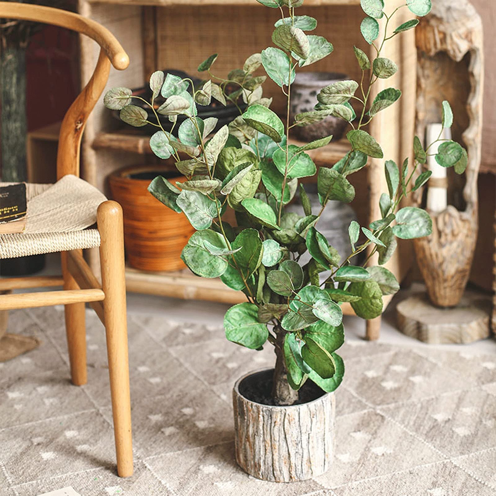 Artificielle Bonsaï Arbre Artificiel de 35 Pouces, Magnifique Fausse Fausse Plantes Forliving Salle Mantle, Rebord de la fenêtre, Foyer et Tout Autre Endroit Plante Artificielles
