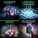 Black Shark 4 Pro Phone Cooler Fun for Gaming, Cell Phone Cooler for iOS/Android (2.63-3.46 Inches) Semiconductor Heatsink Cooling gallery image