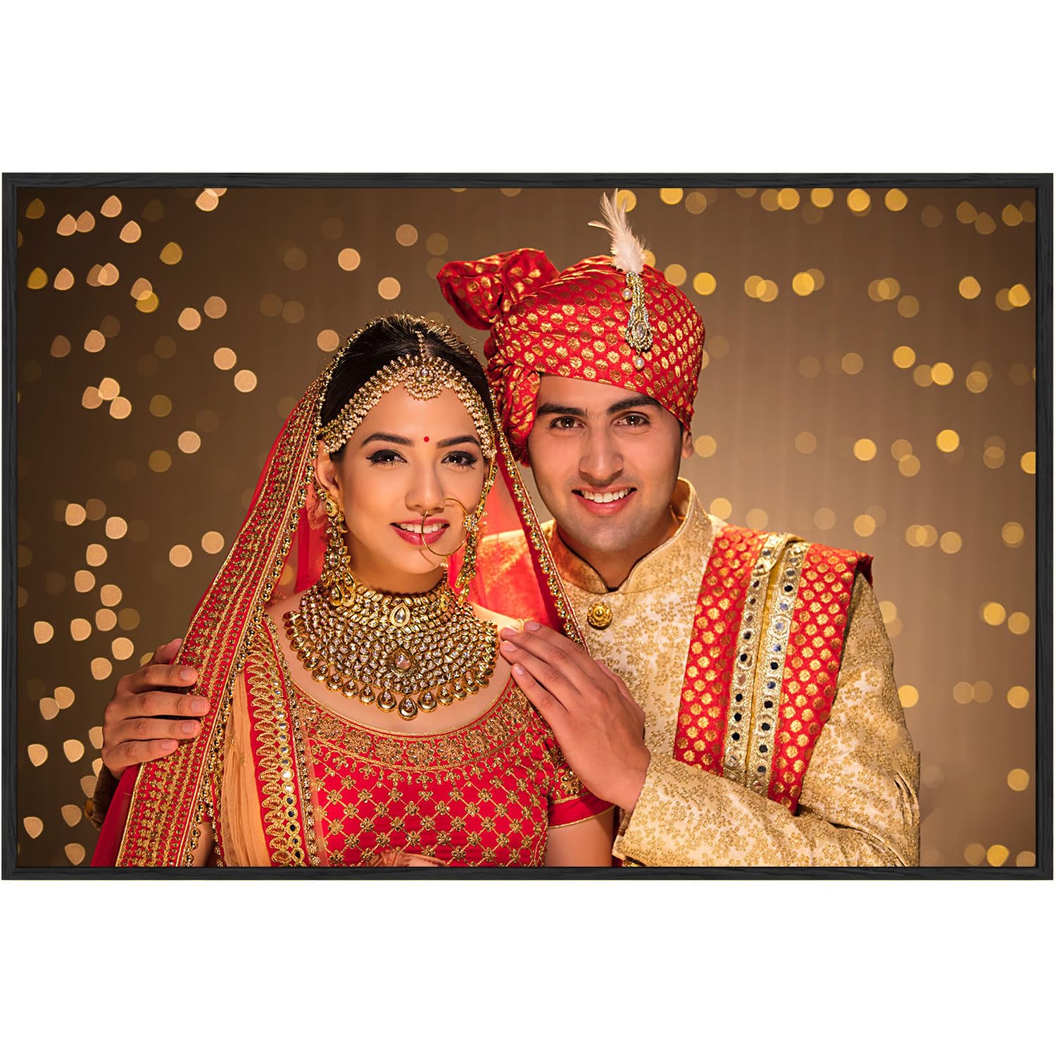 Eurotex Personalized Custom Canvas Prints: Photo On Framed Canvas Transform Your Photos into Stunning Framed Wall Art Digitally Printed Photo To Canvas Ideal for Home Decor Gifts