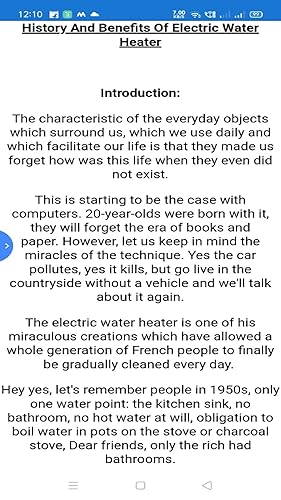 History And Benefits Of Electric Water Heater