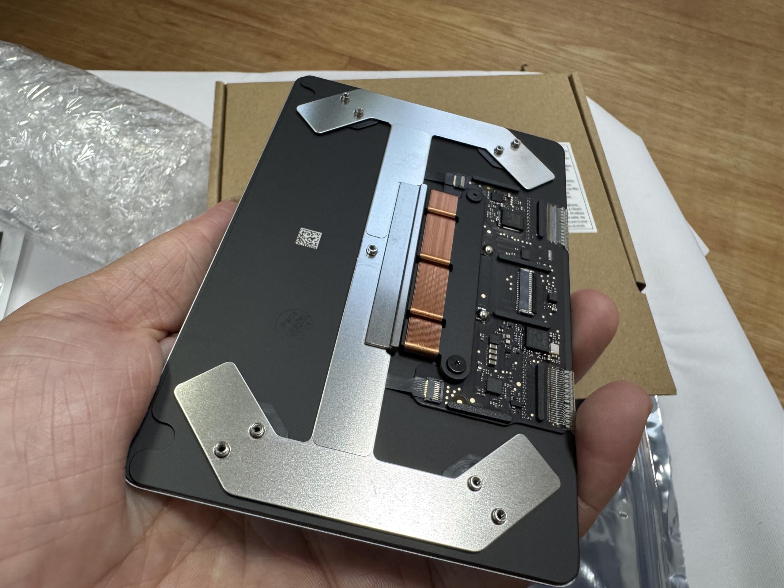 A2337 Trackpad Ersatz für MacBook Air (Retina, 13-Zoll, M1,2020) Force Touch Touchpad mit Kabel EMC3598 661-16825 821-02663-A 923-04008 (Space Grey)