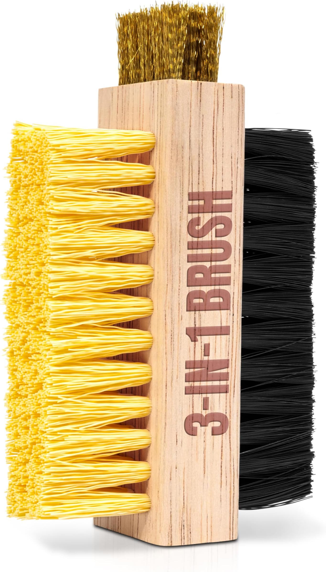 - Pink Miracle Multi Purpose Shoe Cleaning Brush - with Strong, Medium and Soft Bristles for All Fabric Types