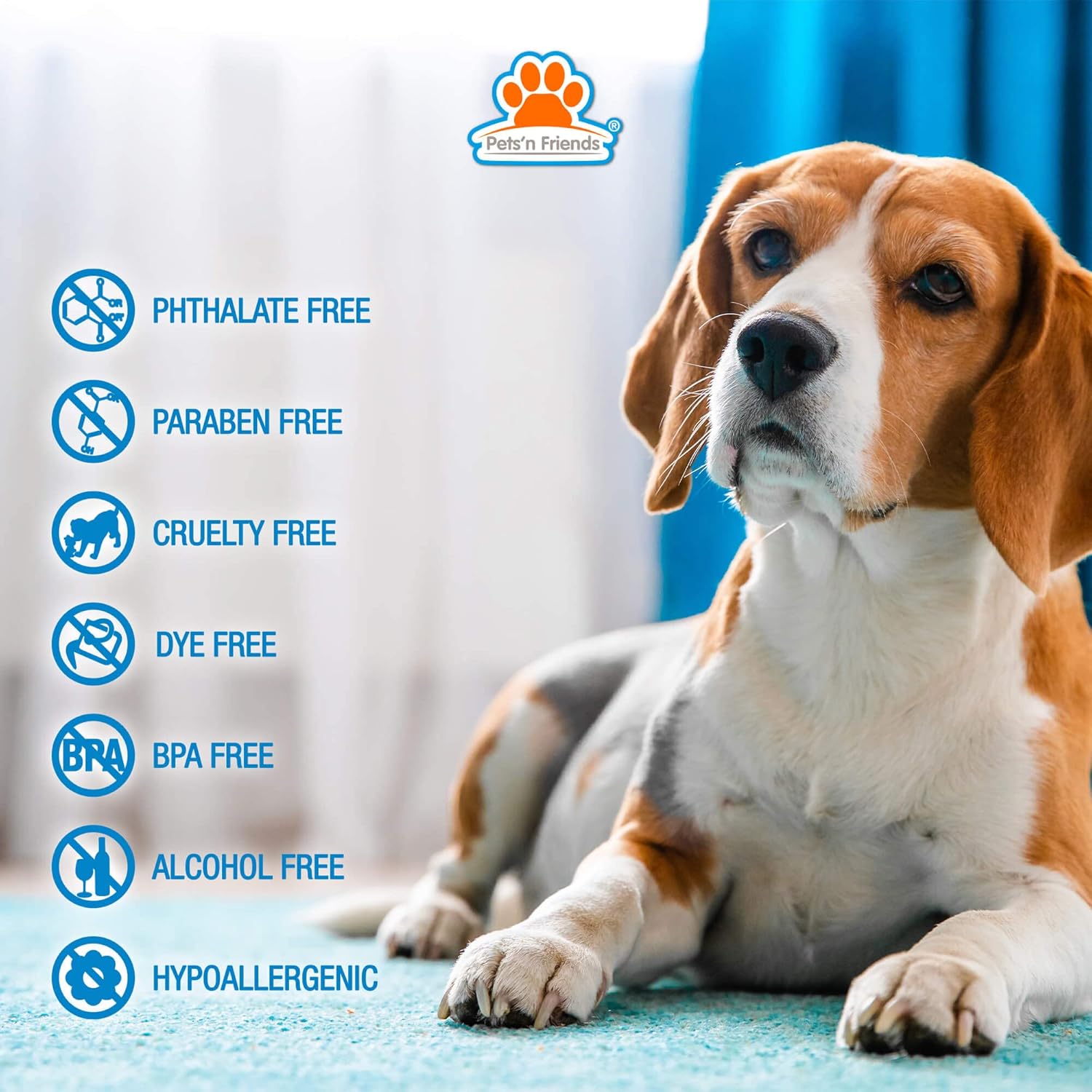 Wipemate Premium Pet Wipes - 100 Count, Unscented & Hypoallergenic For Paws, Ears, Fur & Butt (Small/Medium Dogs & Cats)-588960