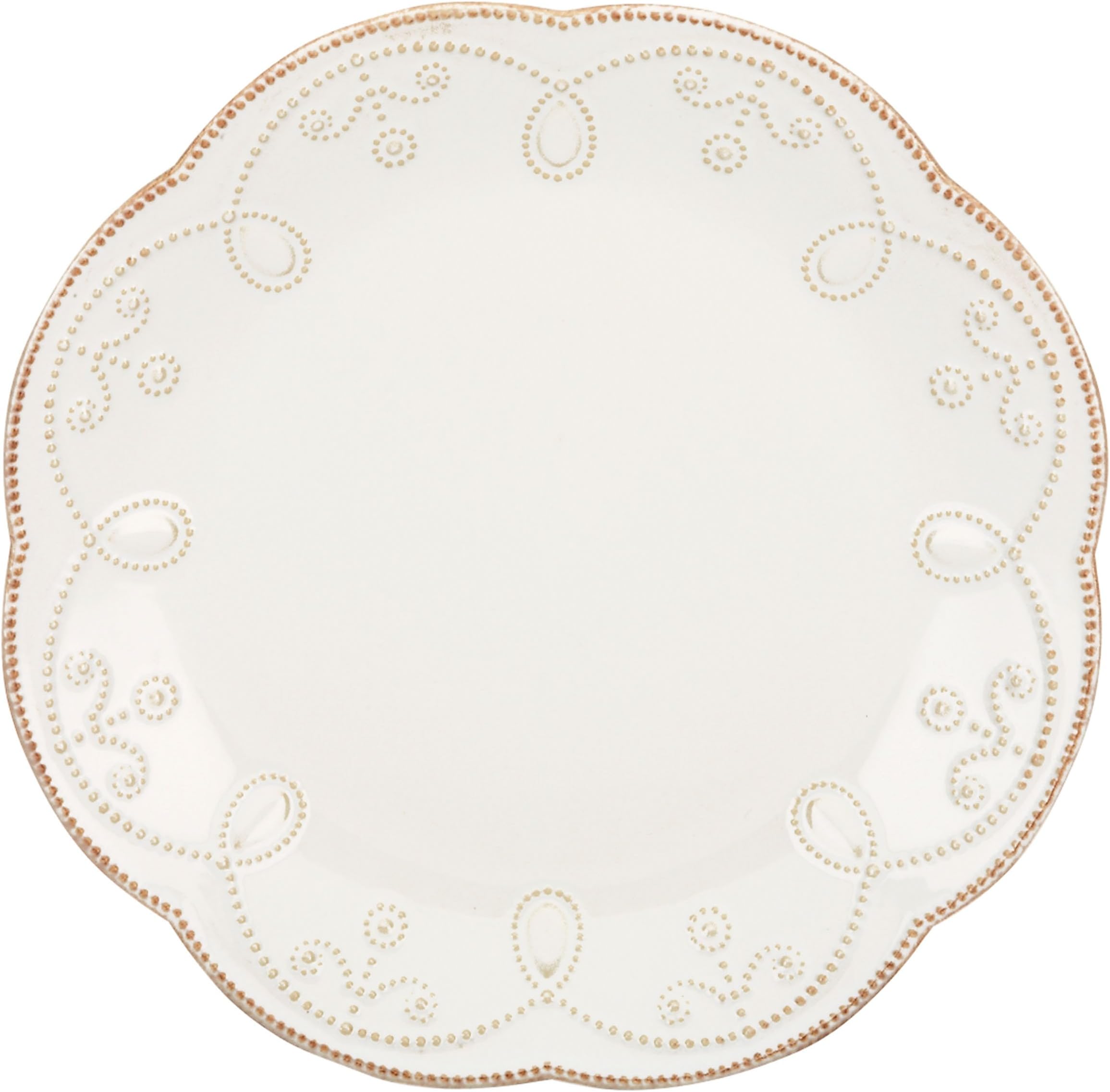 Lenox French Perle Tidbit Plate, White