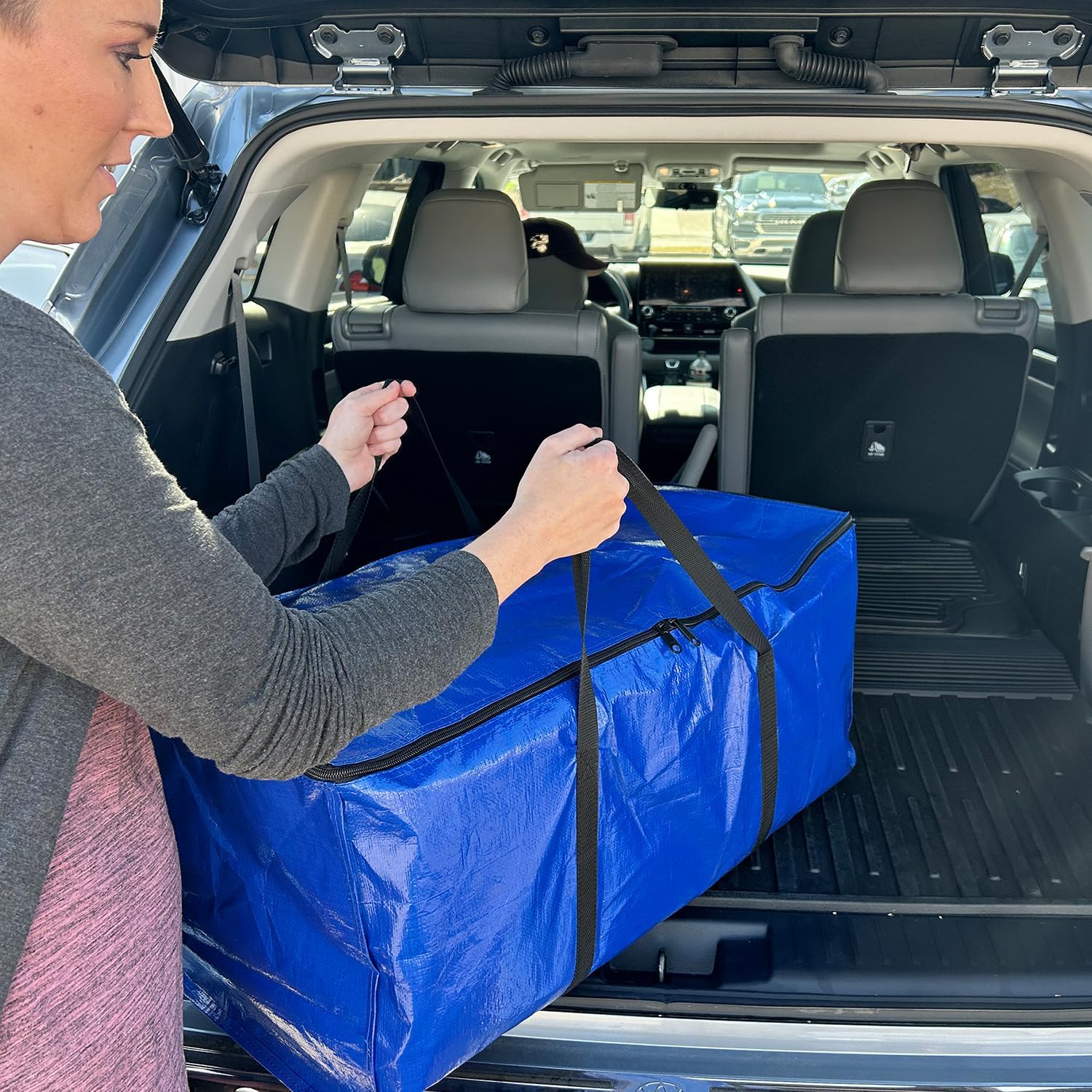 King Canopy Moving Bags - Extra Large Storage Totes w/Zippers & Handles - Moving & Packing 4 Pack