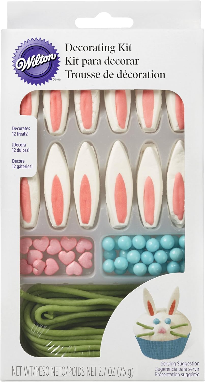 Wilton Easter Bunny Cupcake Decorating Kit Home & Kitchen