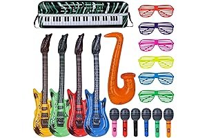 FUTUREPLUSX Inflatable Rock Star Toy Set For the Ultimate Party Atmosphere