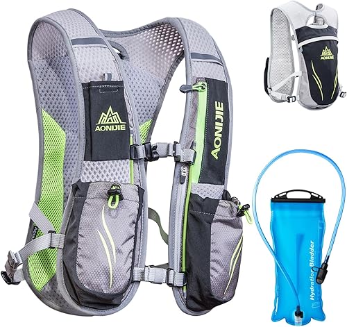 Azarxis Chaleco de hidratación para correr, mochila de 5L 5.5L para mujeres y hombres Jogging Trail Race Marathon Ciclismo Senderismo