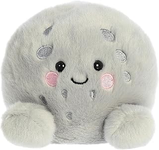 Aurora® Adorable Palm Pals™ Celene Moon™ Stuffed Animal - Pocket-Sized Play - Collectable Fun - Gray 5 Inches