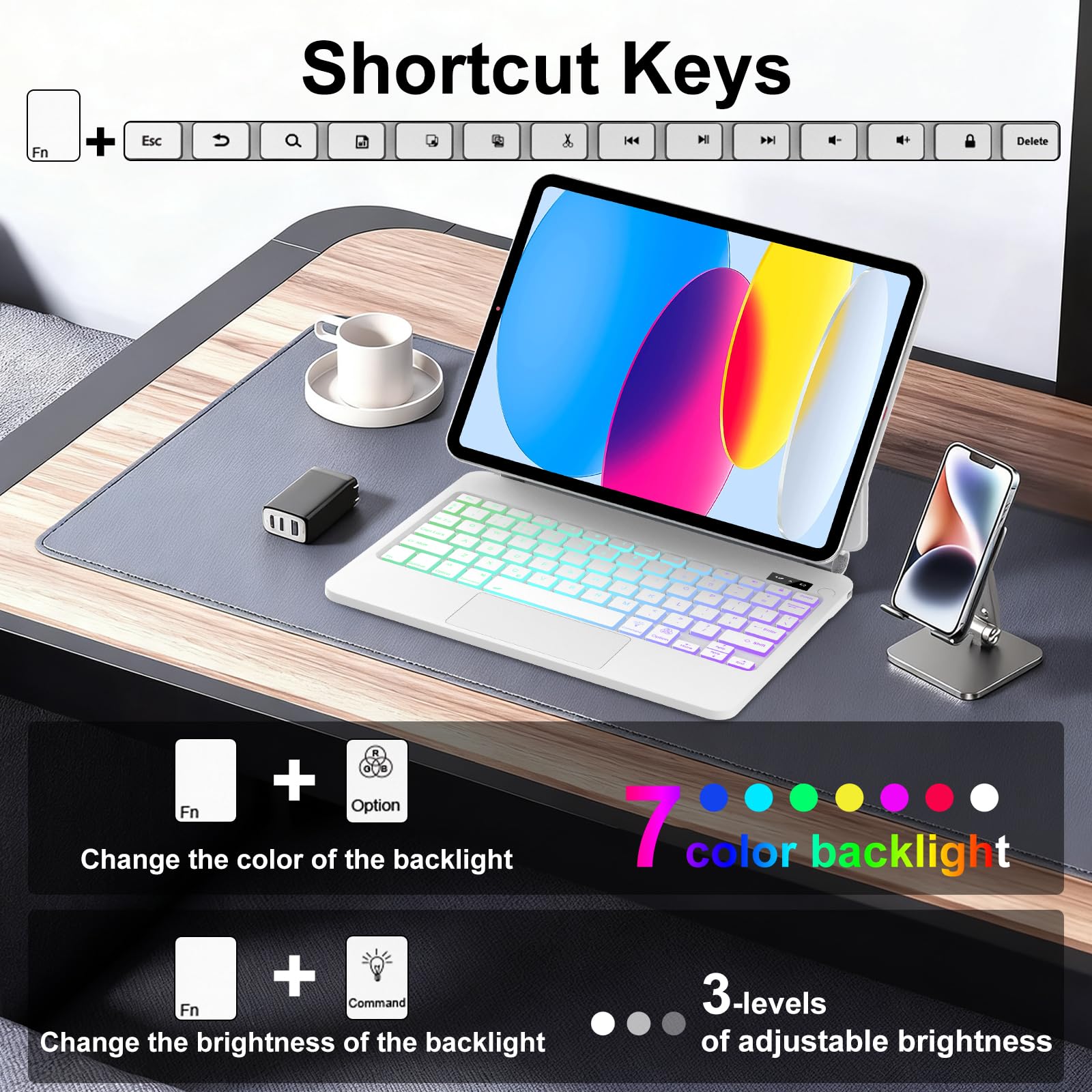 Amazon.com: Magic Folio Keyboard for iPad 11th (A16, 2025) / 10th