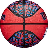 Vista 4 de Wilson NBA Team Balones de baloncesto con diseño de grafiti - Talla 7 - 29.5