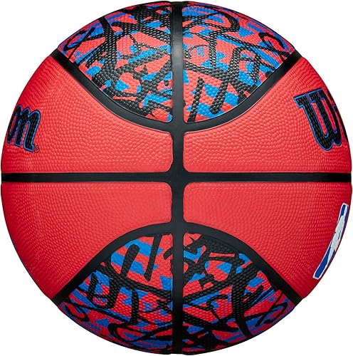 Miniatura 4 de Wilson NBA Team Balones de baloncesto con diseño de grafiti - Talla 7 - 29.5