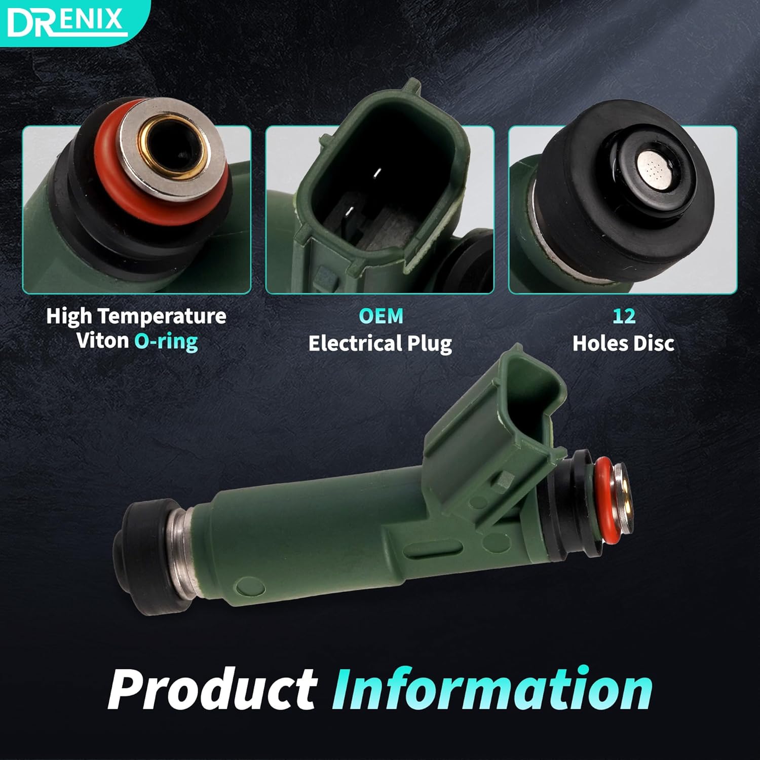 Fuel Injectors for-Chevy Prizm for-Toyota Corolla Celica Matrix MR2 Spyder for-Pontiac Vibe 1.8L 23250-0D040 23209-22040 FJ415 Set of 4