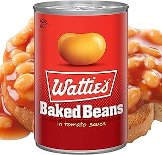 Watties Baked Beans In Tomato Sauce (Pack of 5 x 420g) Delicious, Whether you're stuck on ideas for breakfast, lunch, dinner or snacks ...