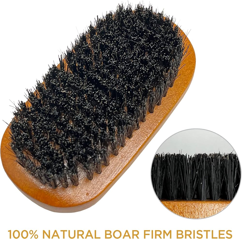Amazon.com : Titan Palm Brush for Hair - Boar Bristles for 360