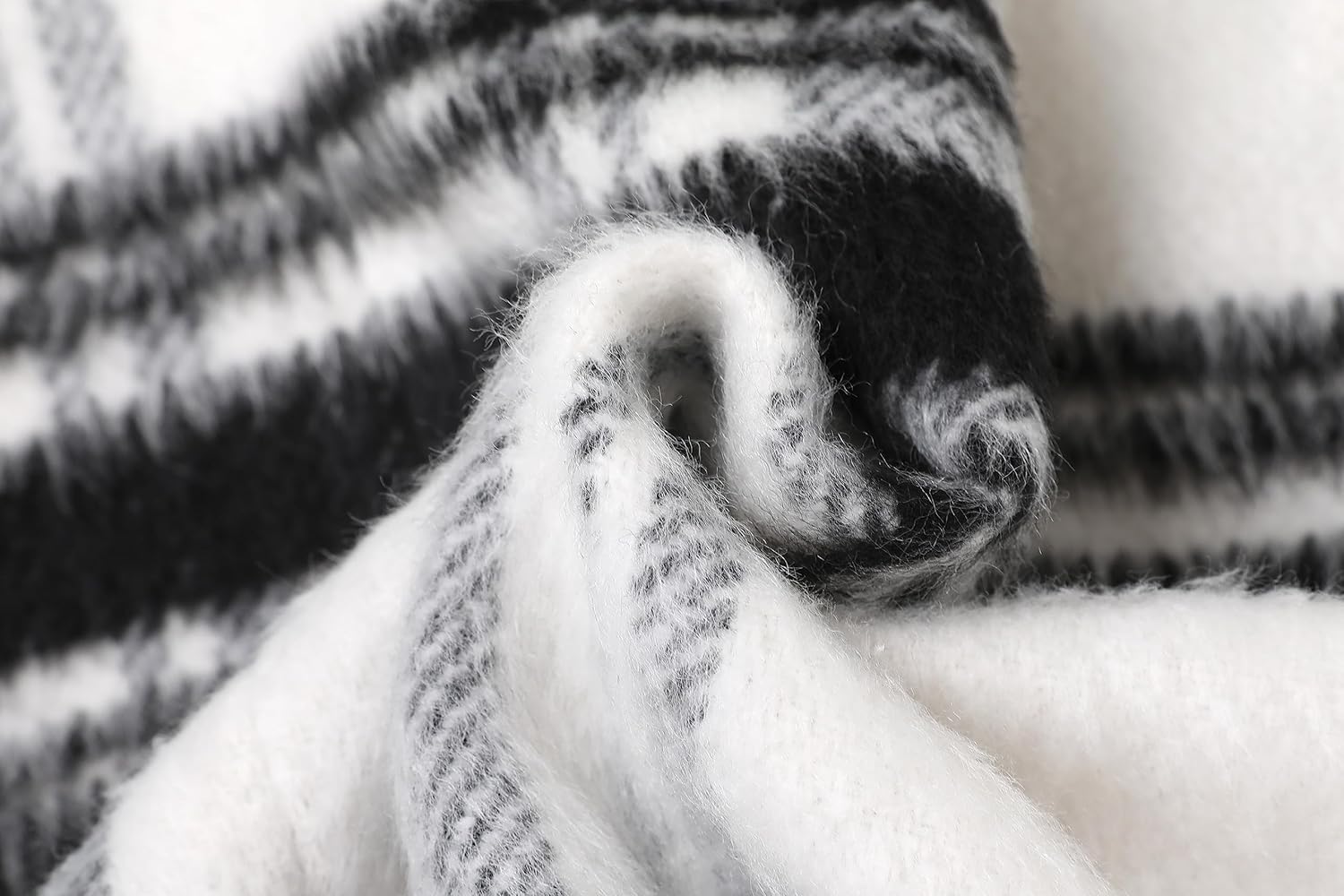 ForeMode Women Swing Double Breasted Wool Pea Coat with Belt Buckle Spring Mid-Long Long Sleeve Lapel Dresses Outwear - Image 7