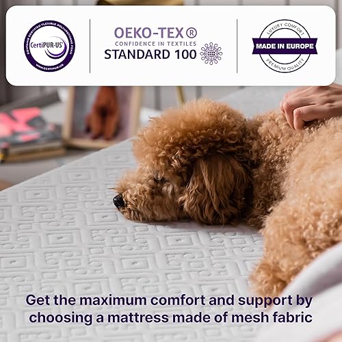 Miniatura 4 de NapQueen - Colchón de espuma viscoelástica de tamaño full de gel frío de 8 pulgadas cama en una caja