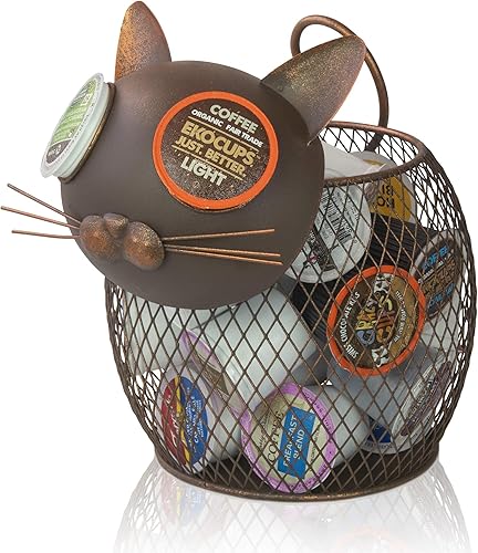 Miniatura 7 de Made Easy Kit Organizador de cestas de cápsulas de café, decoración útil, compatible con cápsulas Keurig K-Cup, decoración funcional de barra de