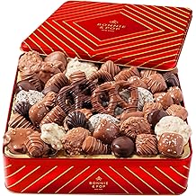 Holiday Chocolate Gift Basket with 2 lbs+ Chocolates, Pretzels, Peppermint Patties, Caramels - From Bonnie and Pop